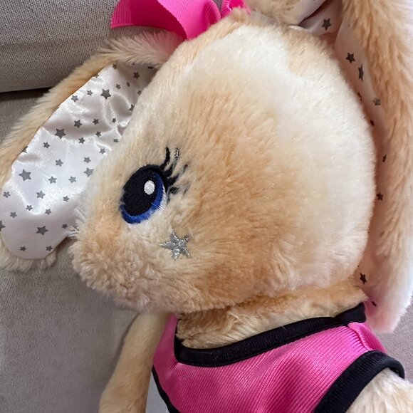 Build A Bear Bunny Cheerleader Plush Toy Pink 18" - Picture 5 of 11